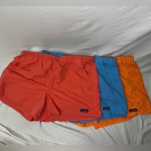 Patagonia Baggies Women’s Short 5in XL - Salmon, Blue, Orange